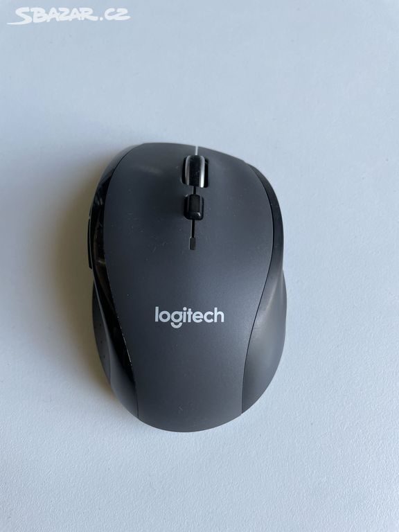 Bezdrátová myš Logitech M705 Marathon, černá/šedá