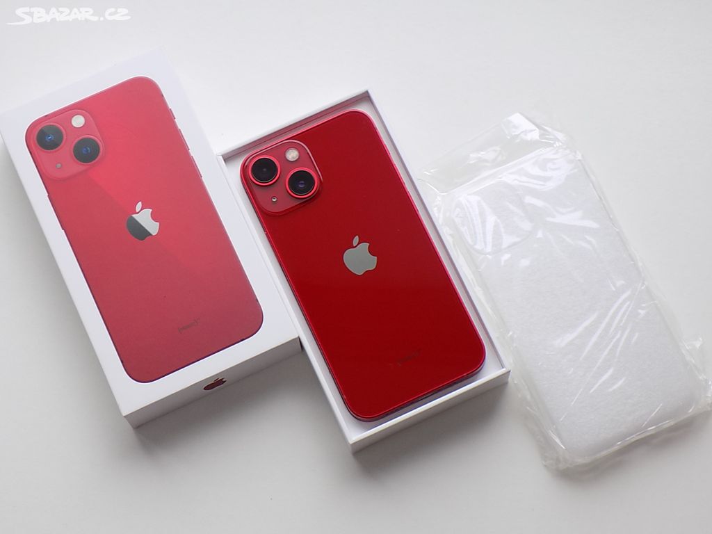 APPLE iPhone 13 mini 128GB Red - ZÁRUKA 12 MĚSÍCŮ