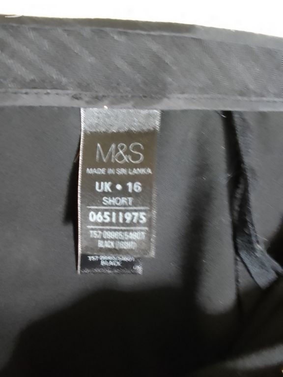 M&S. Kalhoty černé