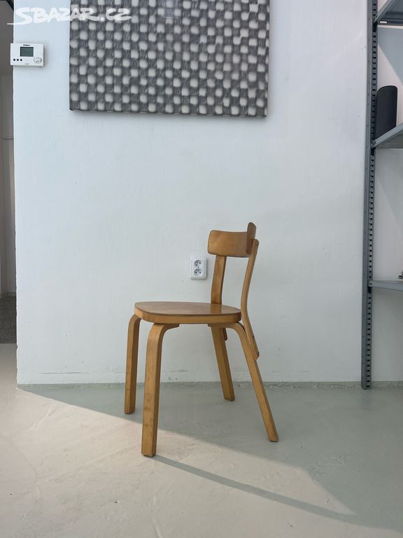 Dřevěná vintage židle Artek Chair 69