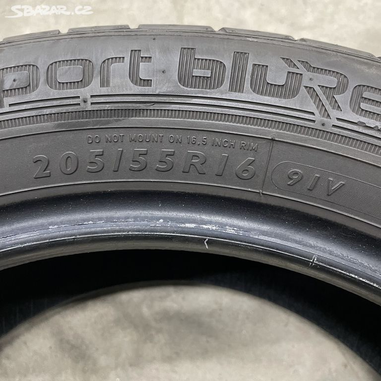 Letní pneu 205/55 R16 91V Dunlop  4mm