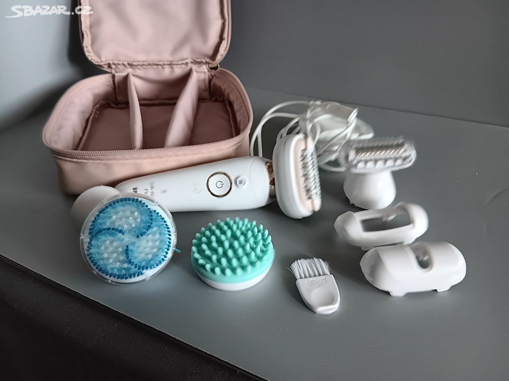 Braun flex9 epilator, zastřihovač kartáček masážní