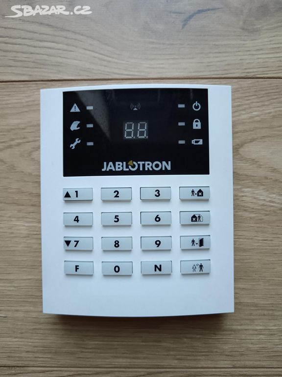Jablotron, bezdrátová klávesnice JA-63F