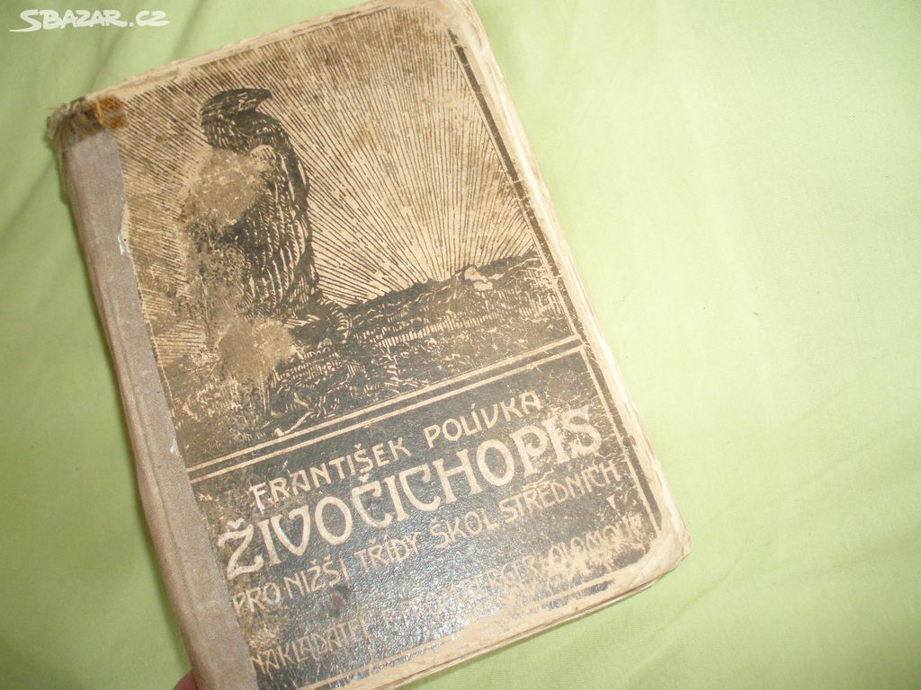 110 let stará učebnice Živočichopis vydáno r. 1913