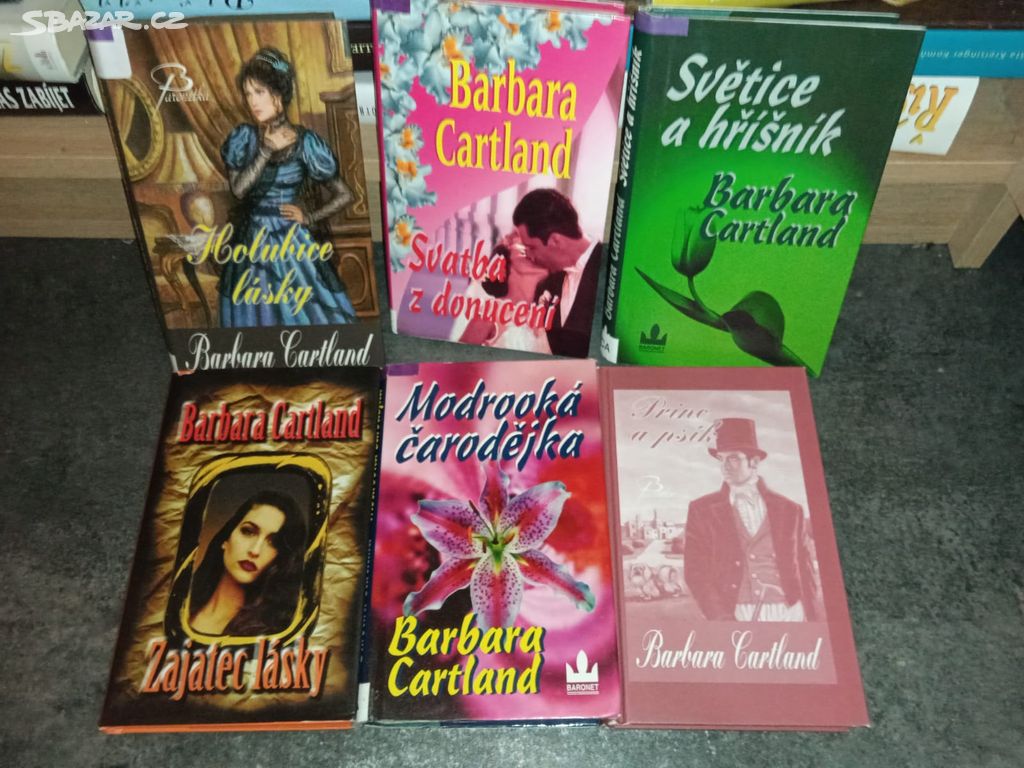 9x Barbara Cartland