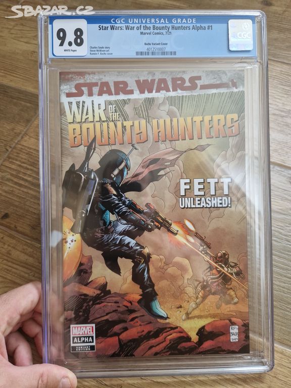 STAR WARS War of the Bounty Hunters komiks CGC 9,8