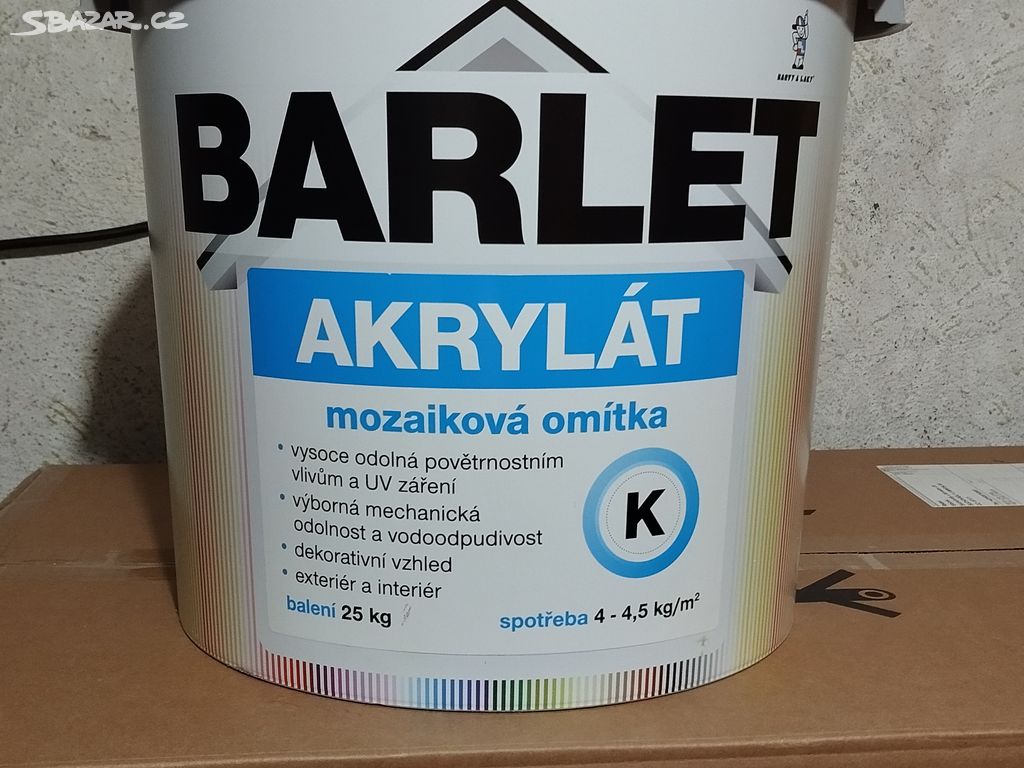 Prodám Barlet akrylát mozaiková omítka