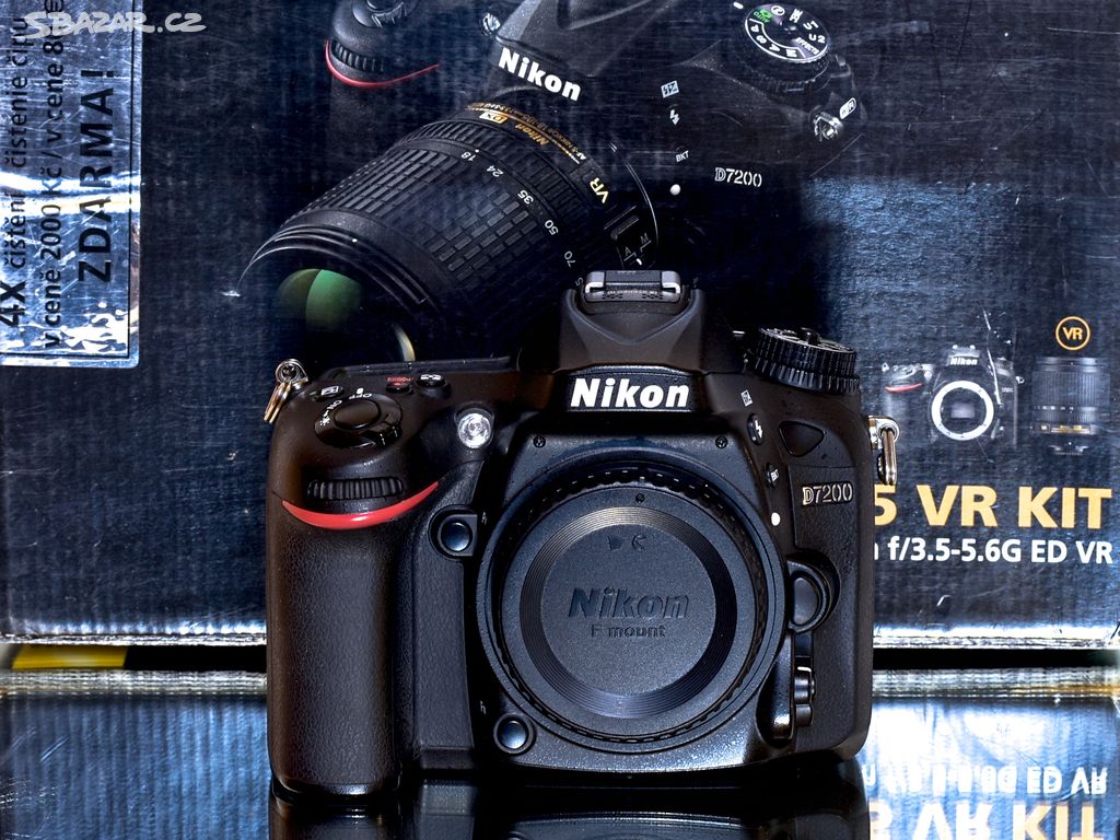 Nikon D7200 13 tis expozic + čištění čipu TOP STAV