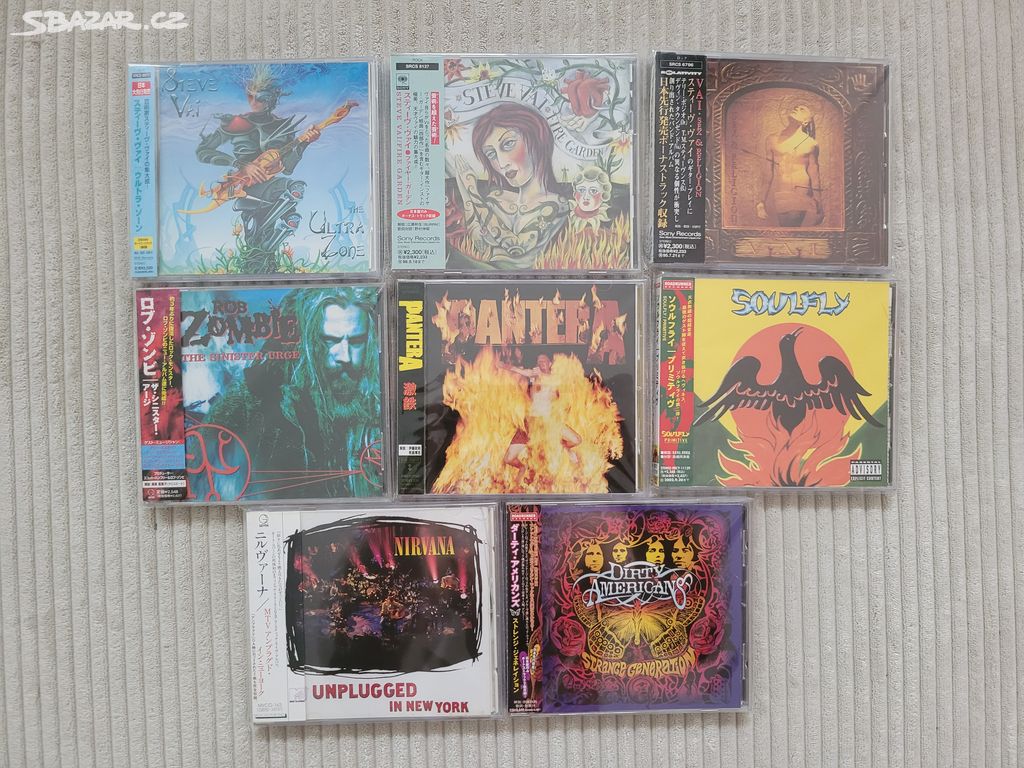 Japonská CD originál OBI rock metal