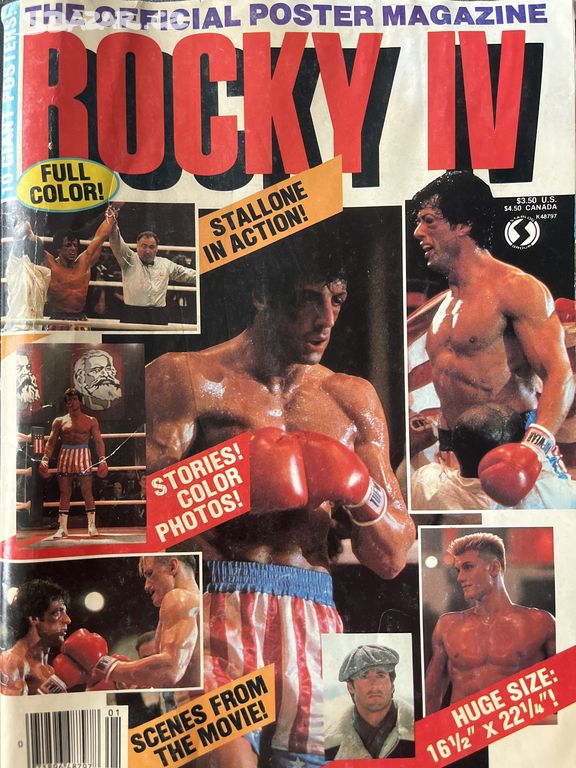 Sylvester Stallone - ROCKY - americký časopis