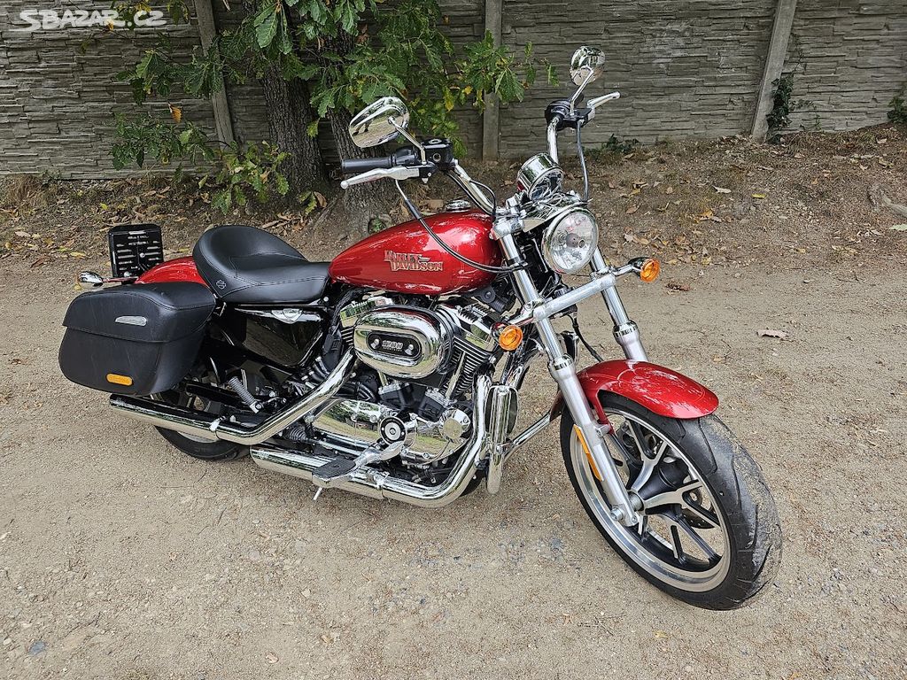 Harley Davidson SUPERLOW  XL 1200T Wicked red