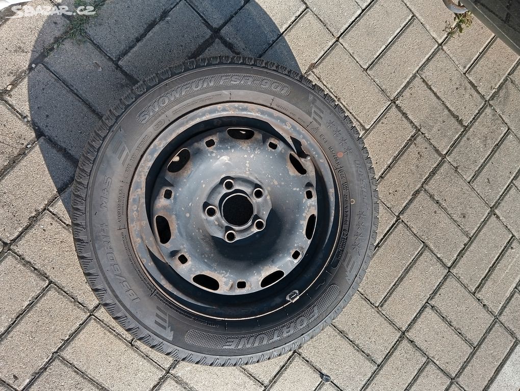 Sada kol + Pneu 185/60 R14 VW POLO / FABIA, CITIGO