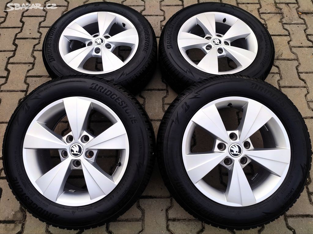 Alu kola originál Škoda Octavia IV 5x112 R16