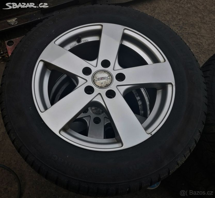 Zimní kola 16" Škoda,VW se zimní pneu 215/60 R16H