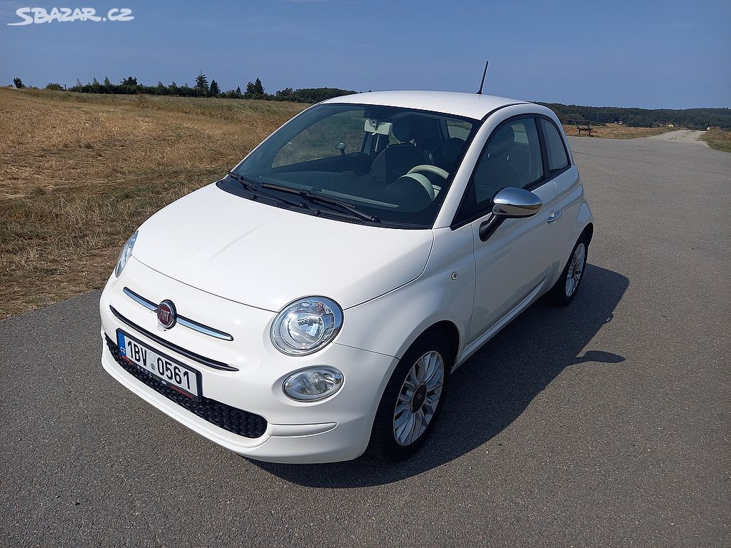 Fiat 500 1.2i klima+alu.kola+ČR+39000km+TOPSTAV