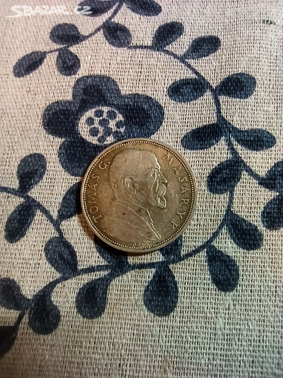 Stříbrná mince 10 Kč T.G.Masaryk 1928
