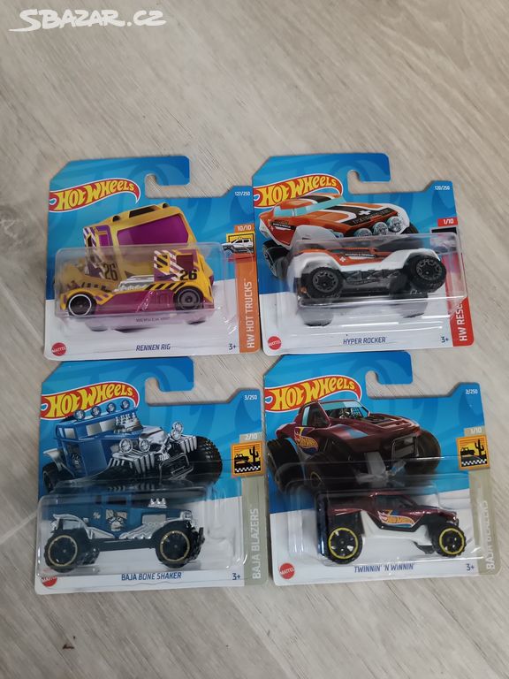 Hot wheels 4 ks