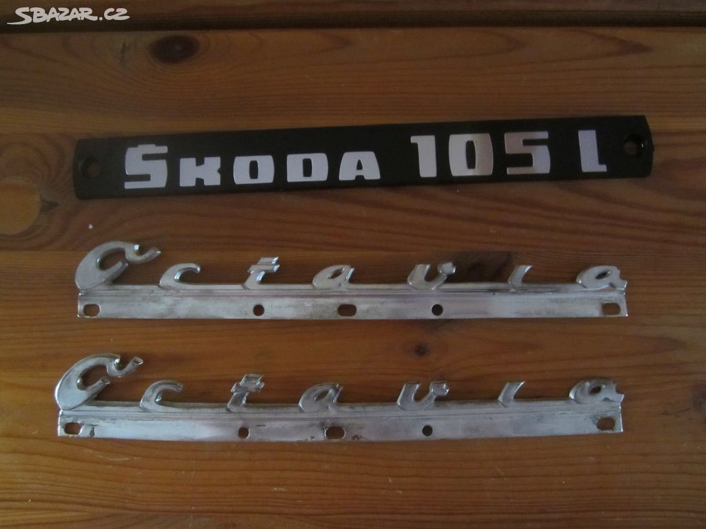 Nápis, znak Octavia, Škoda 105 L (NOVÝ)