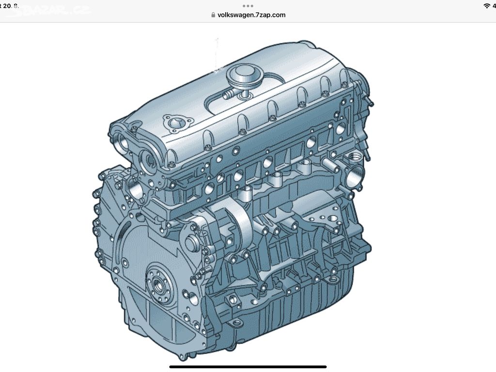 Repasovaný motor 2,5 Tdi kód AXE 128 kw