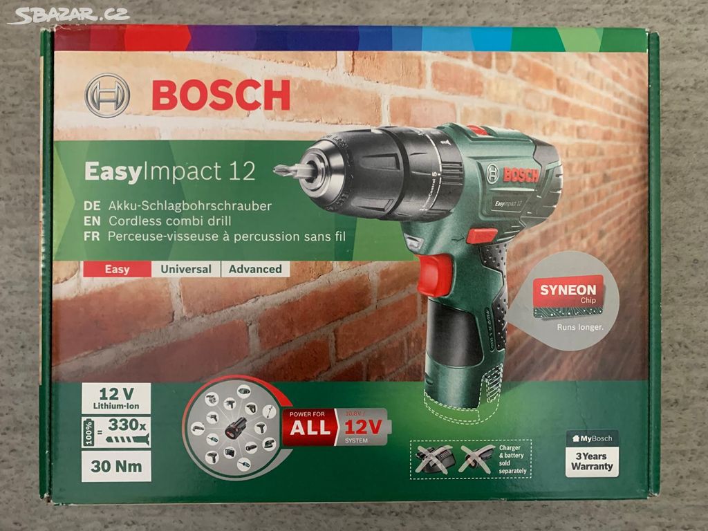 Aku vrtačka Bosch EasyImpact 12