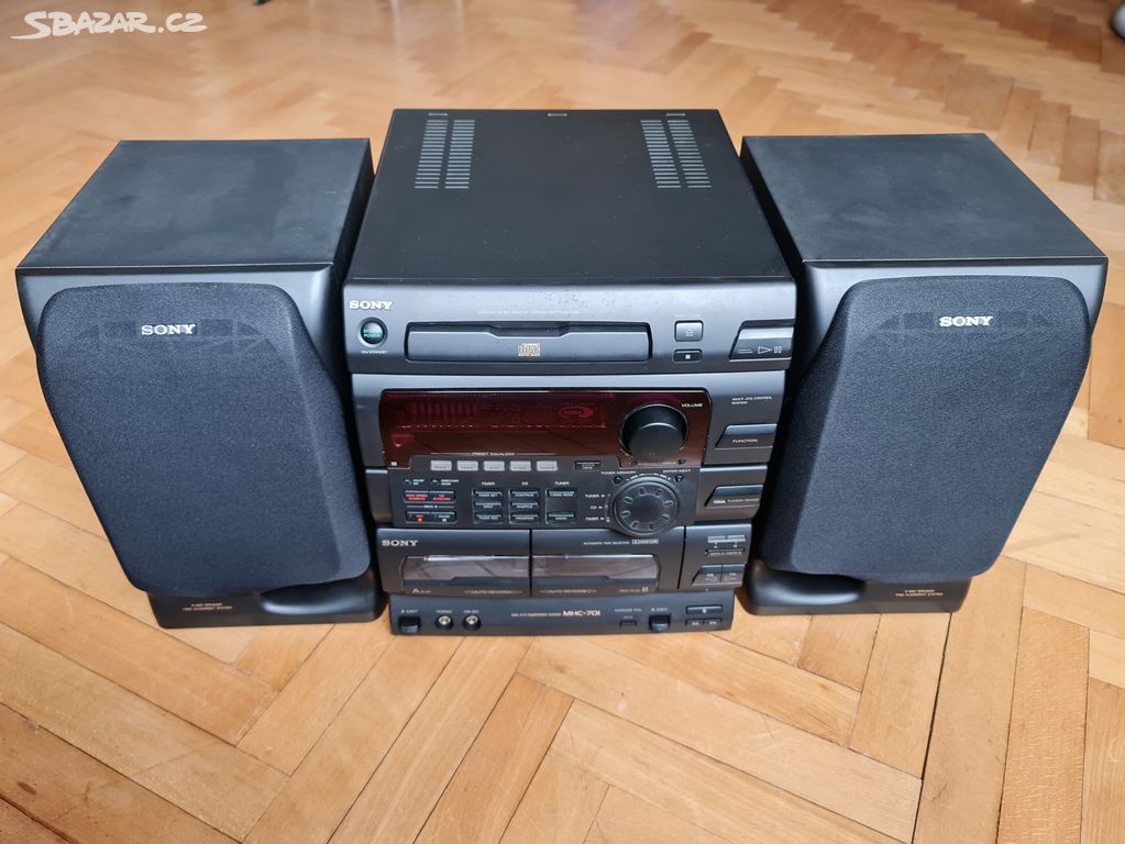 Mini věž Sony HCD-H701, 2 x 50 W RMS + 10 CD