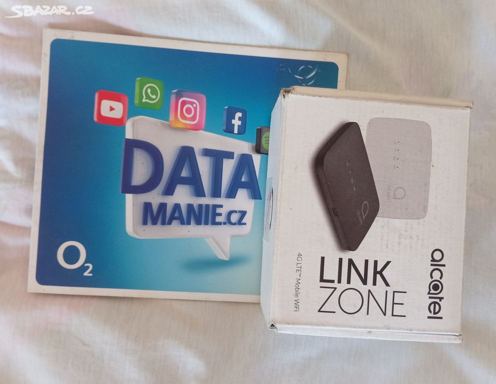 O2 Datamanie 100GB + Alcatel hotspot router