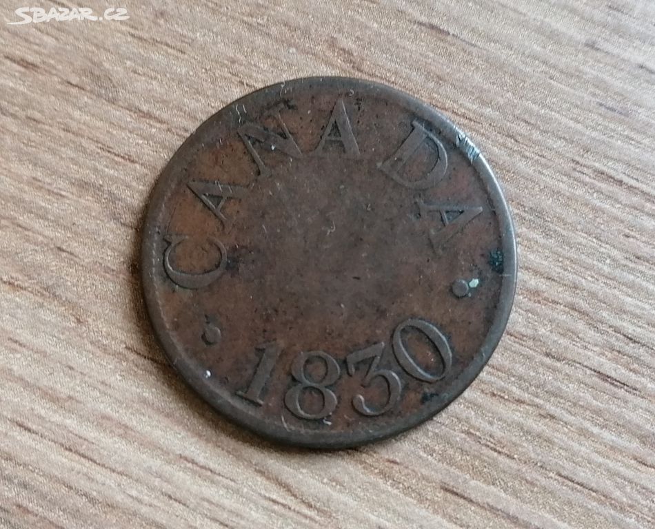 Kolonie Lower Canada 1/2 Penny 1830 token Kanada