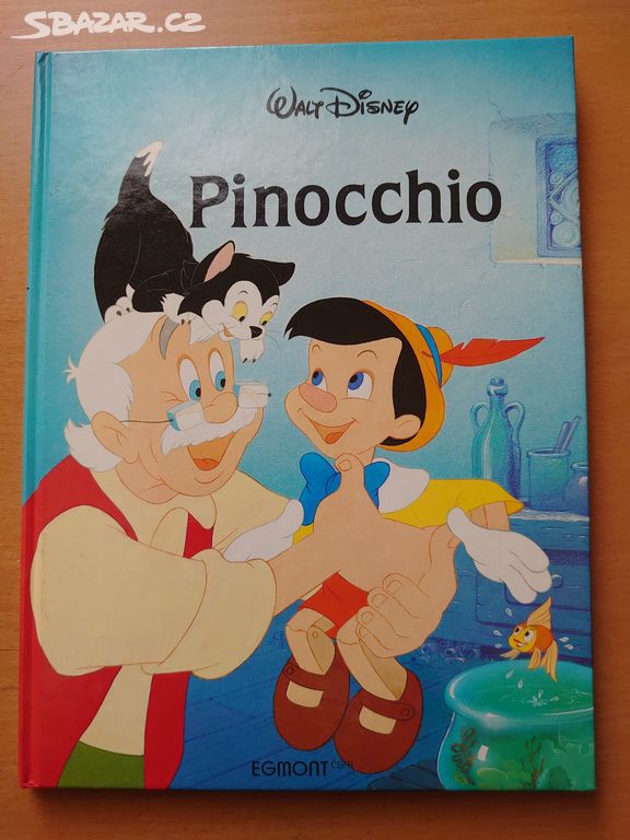 Kniha Pinocchio - Disney r. 1991
