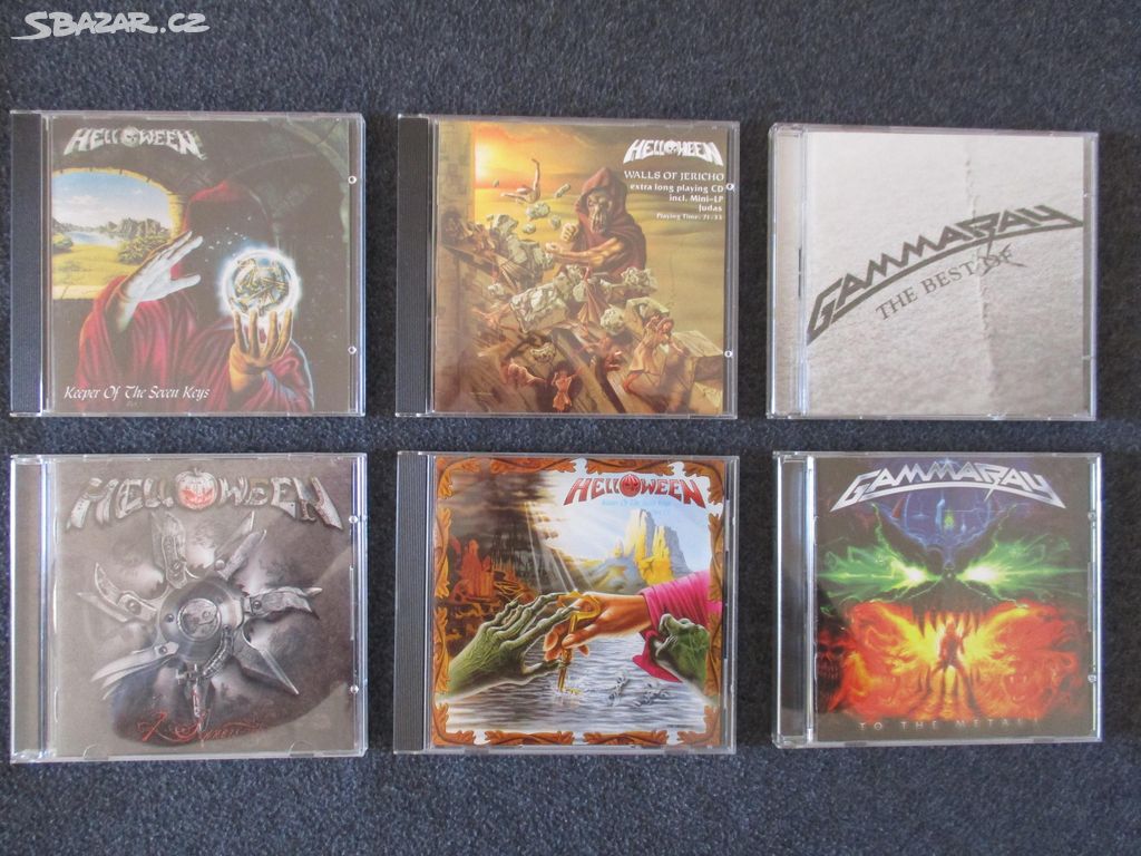 Prodám CD Helloween + Gamma Ray / super stav