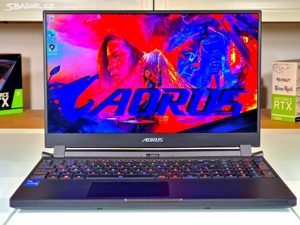 Herní notebook AORUS | RTX 3080 16GB VERZE | 32 GB