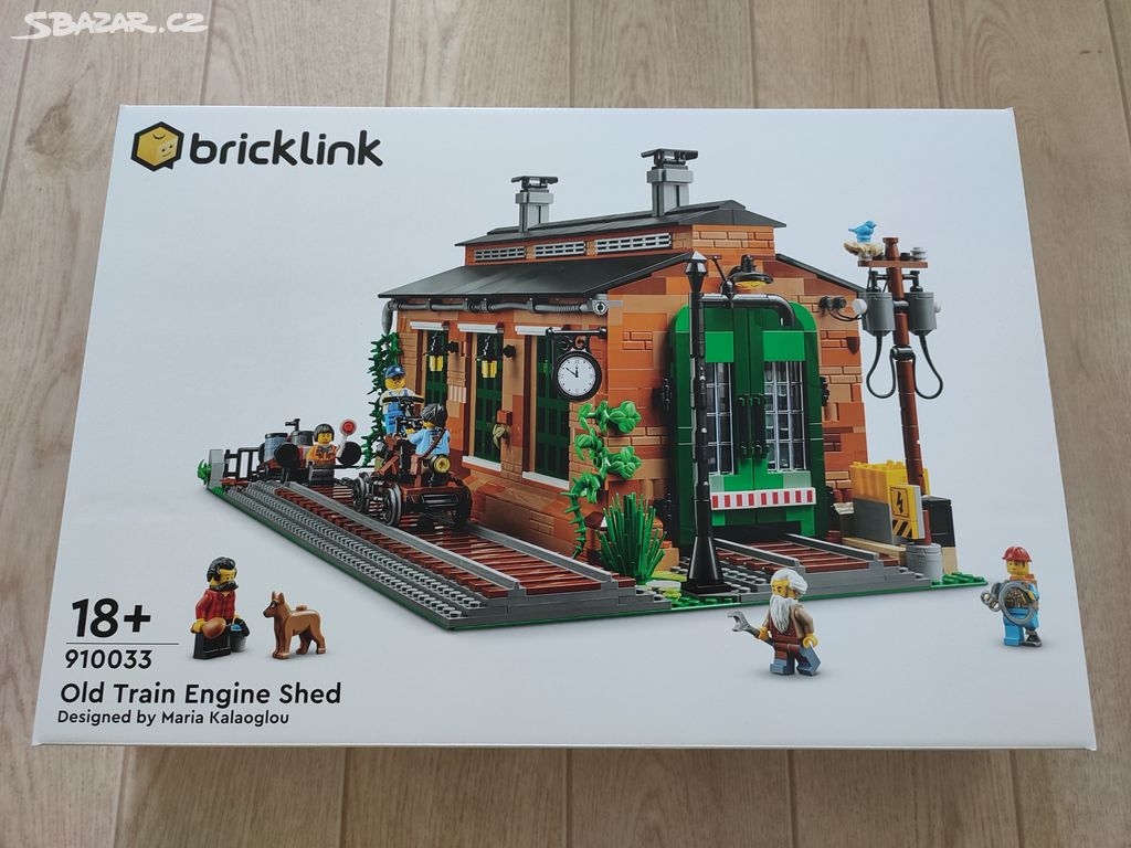 Lego Bricklink 910033 Old Train Engine Shed