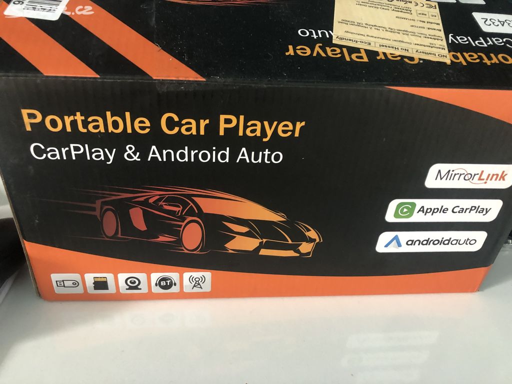 10" Bezdrátový Carplay, Android Auto, Displej