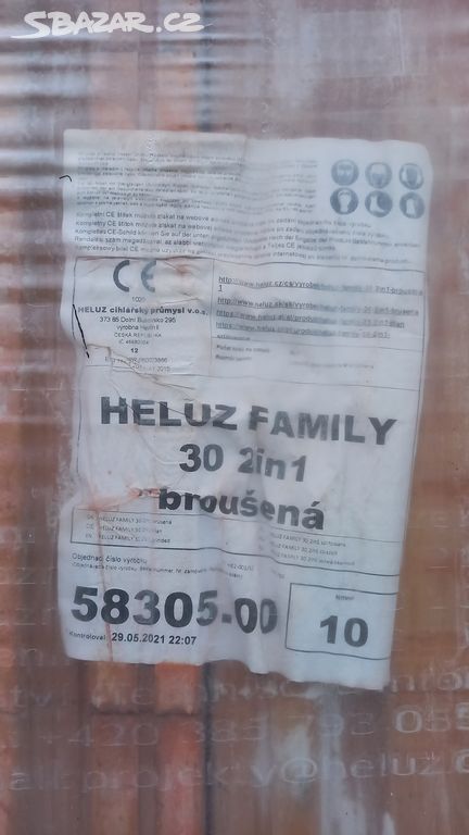 Cihly HELUZ broušené levně