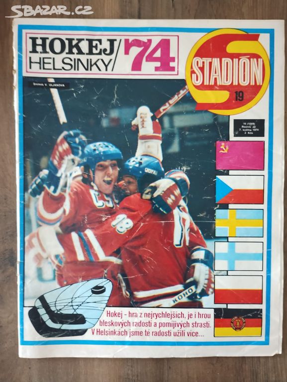 HOKEJ MS HELSINKY 1974 STADION SPECIÁL