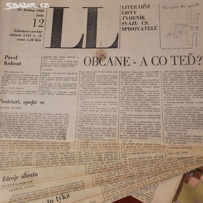 LL - Literární listy 1968