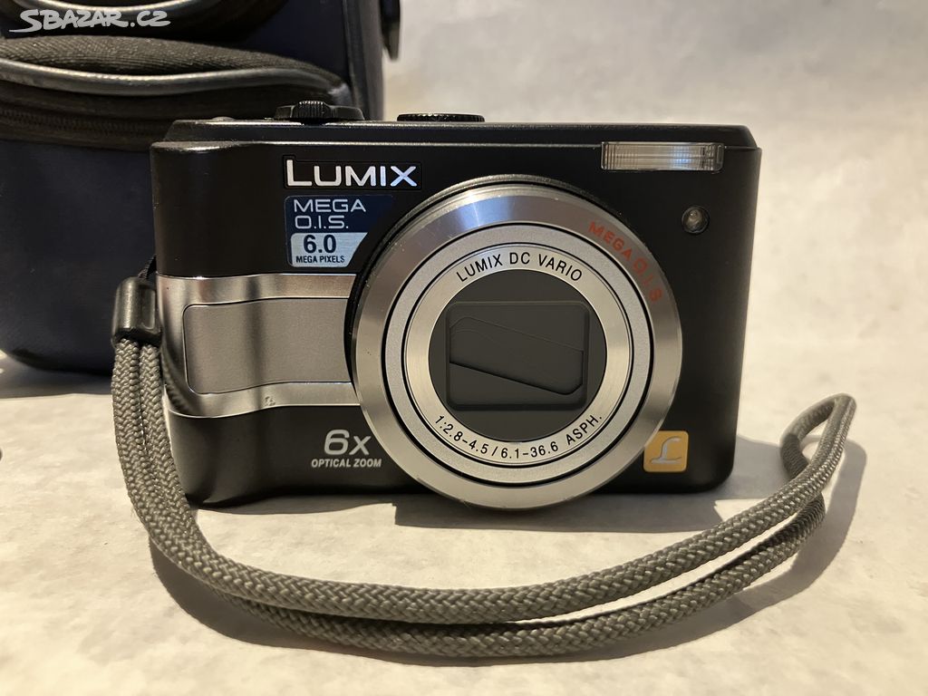 Panasonic Lumix DMC-LZ5 - s brašnou a SD kartou