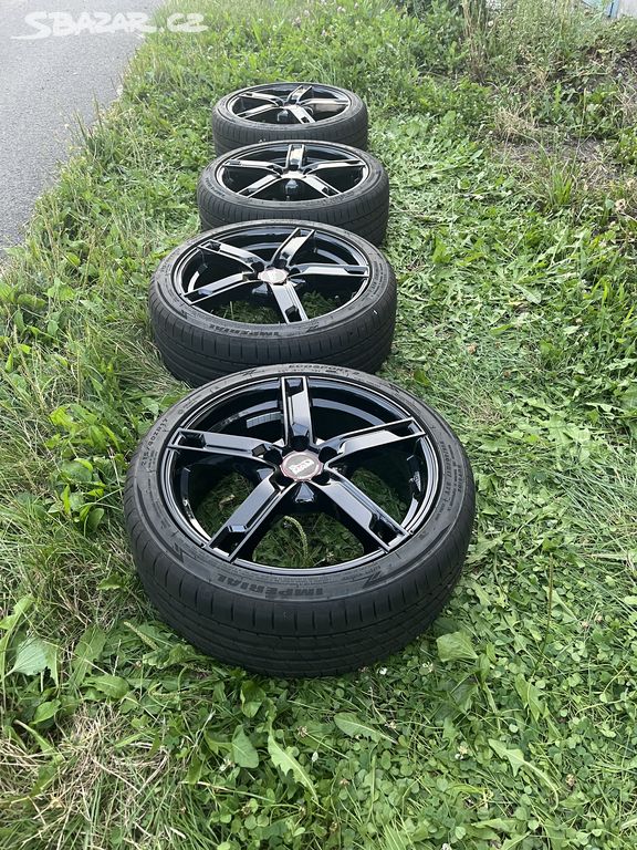 Prodám alu MAM 5x100 r17 letní pneu 215/40/17