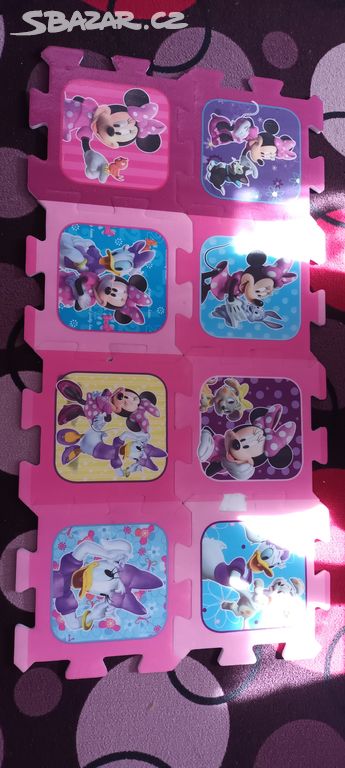 pěnové puzzle Minnie mouse