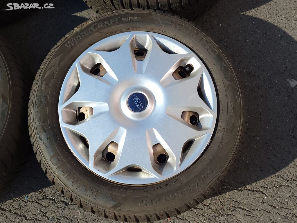 Téměř NOVÁ zimní kola 16" 5x108 Ford Focus 2