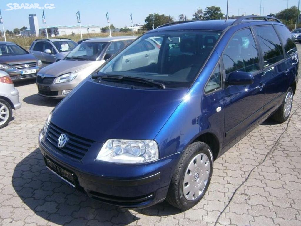 Volkswagen Sharan 1,9TDi serviska nafta manuální