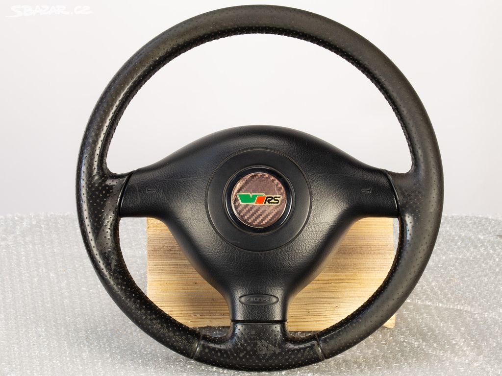 Octavia 1 RS - origo tříramenný kožený volant