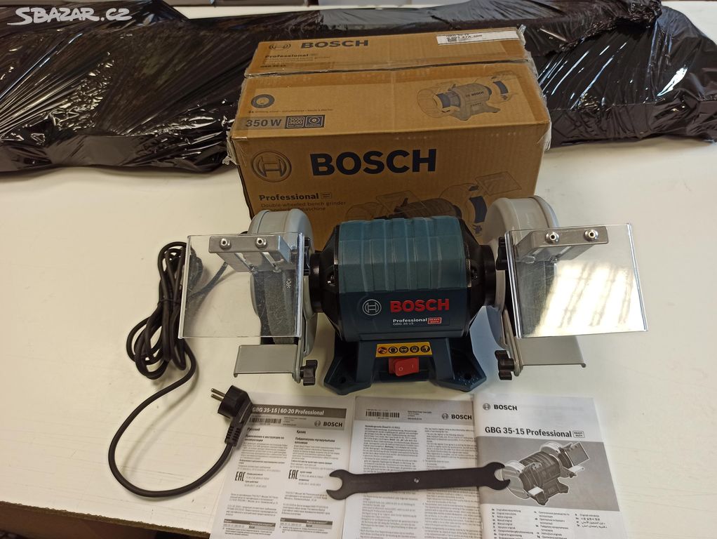 Bosch GBG 35 - 15, 2x Leštička