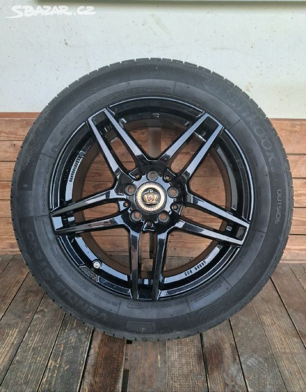 Sada alu kol ATS 5x112 letní pneu Hankook 225 55