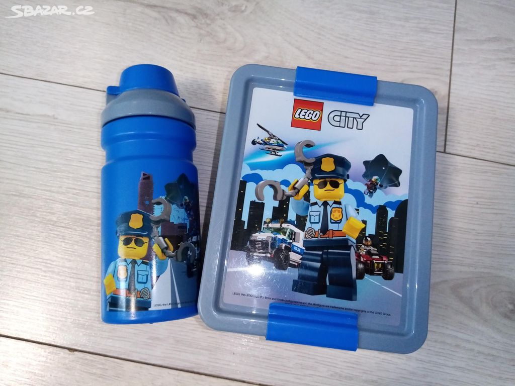 Láhev box na svačinu Lego City