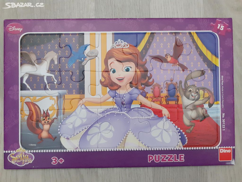 dětské puzzle princezna Sofie 15 dílků