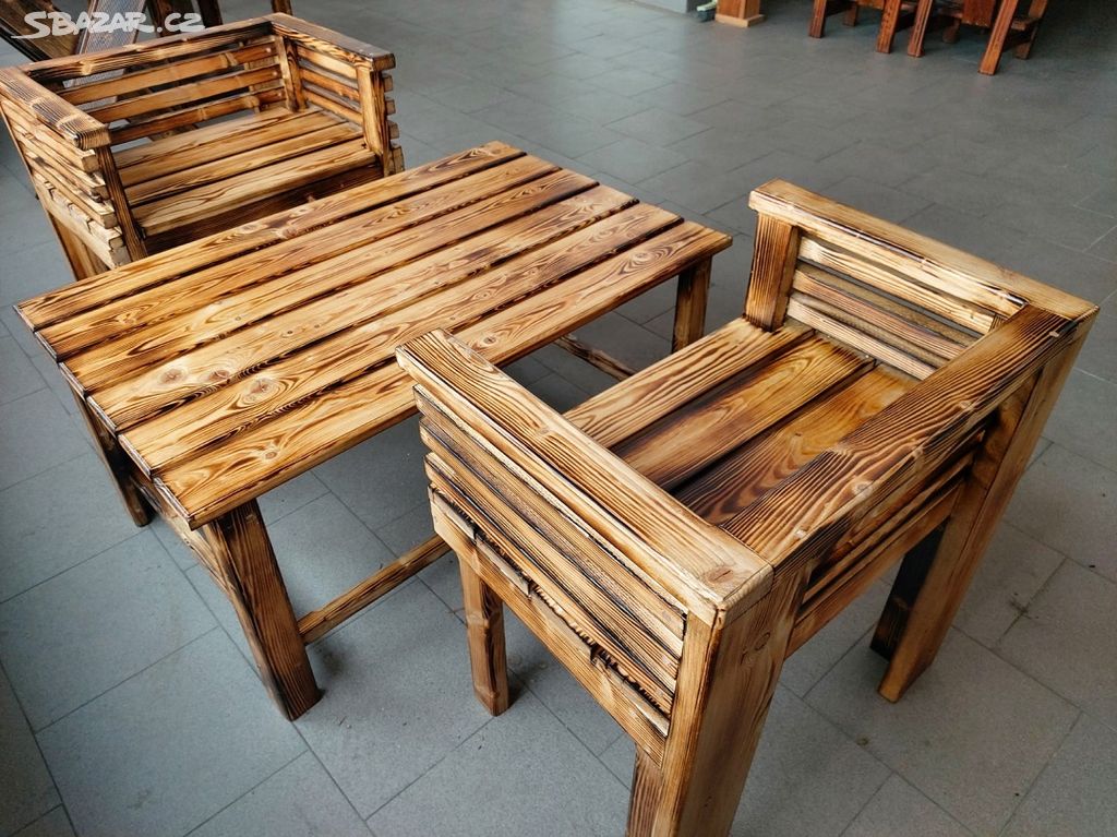 Zahradní nábytek dřevěná sestava Lukáš