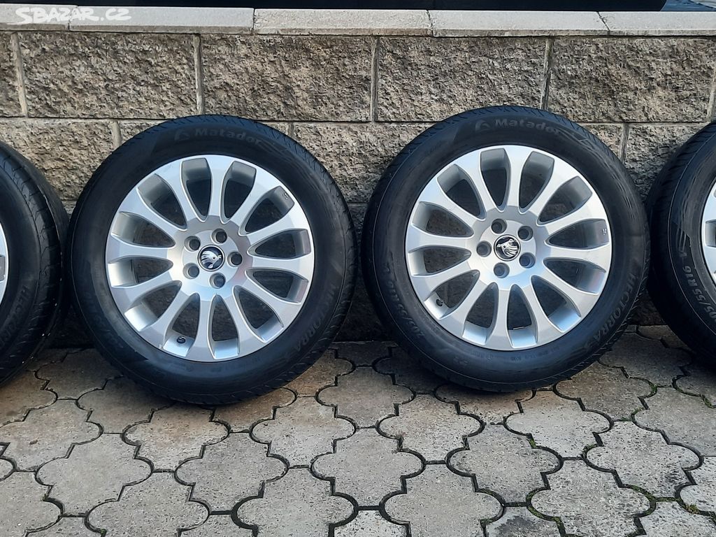 Originál alu ŠKODA Fabia 2 5x100 205/55 R16 letní