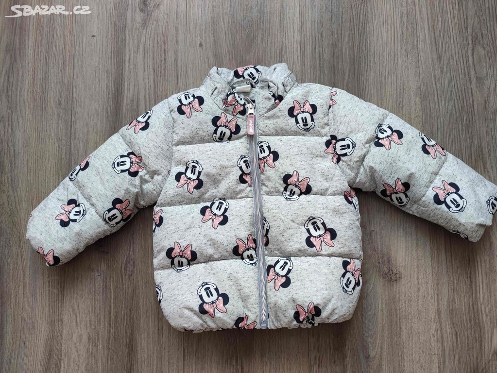 Zimní bunda H&M Minnie vel. 86 nová