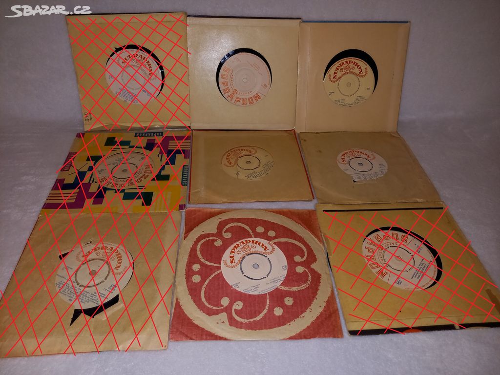 SP vinyl desky - Simonová, Kučerová, Štaubertová