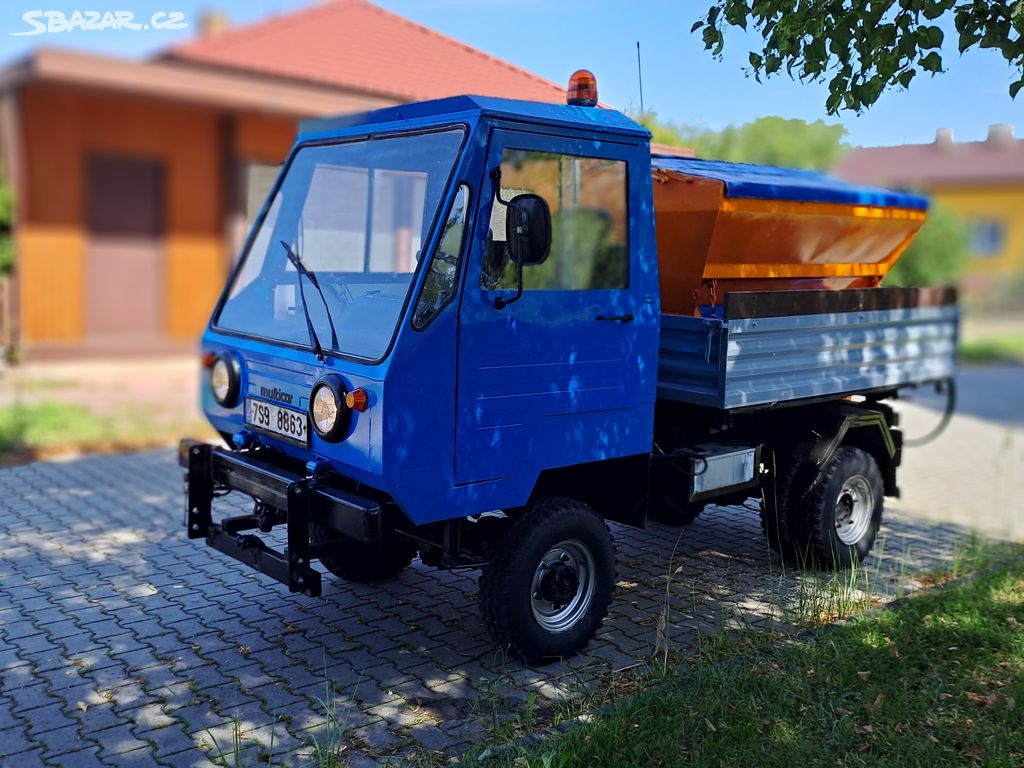 Multicar 4x4 sklápěč sypač a radlice